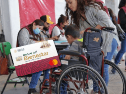 La Pensión Bienestar para Personas con Discapacidad otorga un apoyo económico de 3 mil 200 pesos bimestrales. ESPECIAL/ Programas para el Bienestar