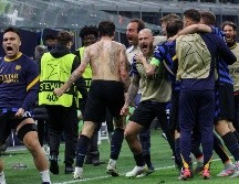 Los italianos aguardan por el otro finalista, que saldrá de la semifinal de vuelta entre el Arsenal de Inglaterra y el PSG de Francia. EFE/ D. DAL ZENNARO.