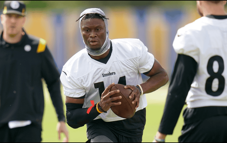 George Pickens ha sido uno de los receptores más dinámicos de la liga cuando está en el campo y comprometido, lo cual no siempre es un hecho. AP / ARCHIVO