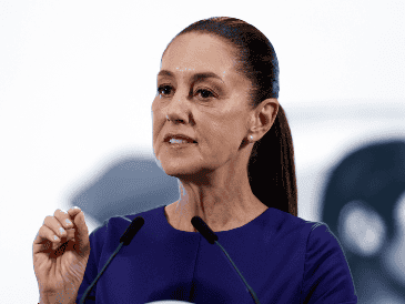 Durante "La Mañanera del Pueblo", Claudia Sheinbaum insta a medios de comunicación y a la población a no especular sobre el fin del tratado entre México, Estados Unidos y Canadá, luego de las declaraciones de Donald Trump. EFE / S. Gutiérrez