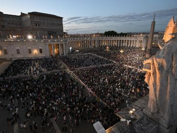 Datos proporcionados por el Vaticano muestran un estimado de los costos para el cónclave. EFE/A. Di Meo
