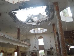 Vista del lugar de un ataque con misiles indios cerca de Bahawalpur, provincia de Punjab, Pakistán, el 7 de mayo de 2025. EFE/EPA/F. KAREEM