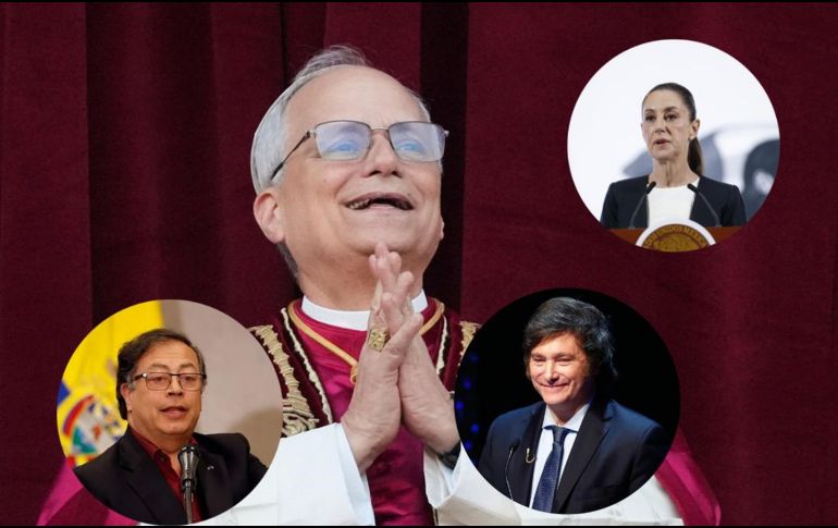 Sheinbaum, Milei y Petro fueron algunos de los madatarios que publicaron en redes sociales. AP / A. TARANTINO / EFE / S. GUTIÉRREZ / ARCHIVO