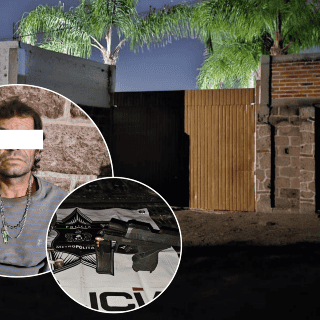 Detienen a hombre armado y aseguran finca en Tlajomulco de Zúñiga