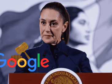 La Presidenta de México informa que interpuso una demanda contra Google. EFE / ARCHIVO