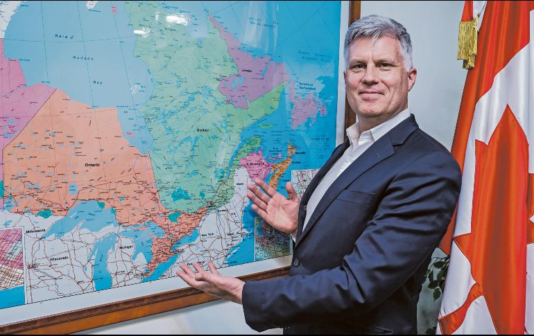 El embajador de Canadá en México resalta los puentes culturales generados entre ambas naciones. EL INFORMADOR/ A. Navarro