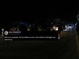 Esto no es ningún alto el fuego. Las unidades de defensa aérea en el centro de Srinagar acaban de activarse