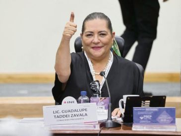 Guadalupe Taddei. La consejera presidenta espera una buena participación ciudadana. ESPECIAL