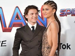 Tom Holland y Zendaya. AFP