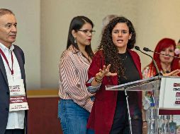 La dirigente Luisa María Alcalde recordó que las reformas para evitar nepotismo ya están vigentes en Morena. EL UNIVERSAL