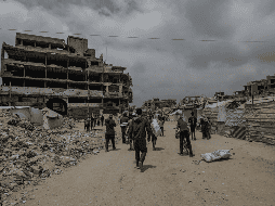 ONU y FAO piden  restablecer el acceso de asistencia humanitaria a Gaza. EFE/ M. SABER