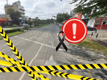 La joven pareja fue impactada por una camioneta gris tipo pick up que se dio a la fuga. ESPECIAL