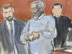 Imagen de Sean “Diddy” Combs, durante su primer día de juicio. ESPECIAL