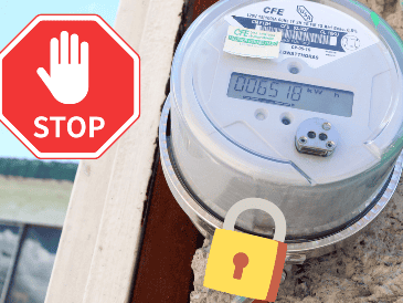 Proteger el medidor de luz con un candado no es motivo de multa por parte de la CFE, siempre y cuando se les haya notificado previamente. EL INFORMADOR / ARCHIVO