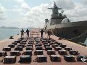 En el aseguramiento del narcótico también participaron elementos de FGR, Guardia Nacional (GN) y Secretaría de Seguridad y Protección Ciudadana (SSPC). ESPECIAL/Secretaría de Marina