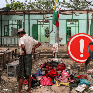 Ataque aéreo sobre Myanmar deja 22 muertos y varios heridos en una escuela