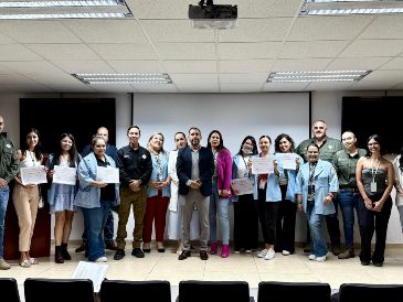 Esta capacitación tuvo como propósito reforzar las acciones institucionales desde el enfoque del Protocolo Homologado de Búsqueda. CORTESÍA