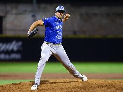 Jake Jewell, uno de los que desfilaron en la lomita de lanzamientos anoche en el estadio Francisco Villa CORTESÍA/Charros de Jalisco
