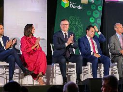 Ebrard explicó que, pese a las diferencias por los aranceles con Estados Unidos, las pláticas han sido cordiales con su contraparte estadounidense. EFE/Secretaría de Economía