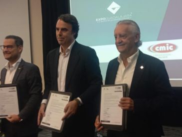 La Cámara Mexicana de la Industria de la Construcción presentó esta mañana la Semana Internacional de la Construcción México (SICON MX). EL INFORMADOR / J. VELAZCO