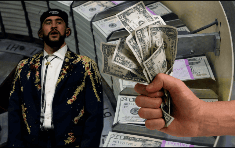 Parte de las ganancias del DeBÍ TiRAR MáS FOToS WORLD TOUR irán dirigidas a la Fundación Good Bunny. EFE / AFP / ARCHIVO