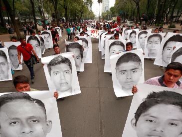 Los familiares de los normalistas señalaron a Galeana Marín de esconder las evidencias de lo ocurrido esa noche. EFE / ARCHIVO