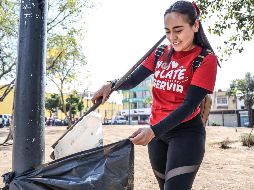 Como parte de la jornada se realizaron limpieza de áreas verdes y chequeos médicos. EL INFORMADOR/A.NAVARRO