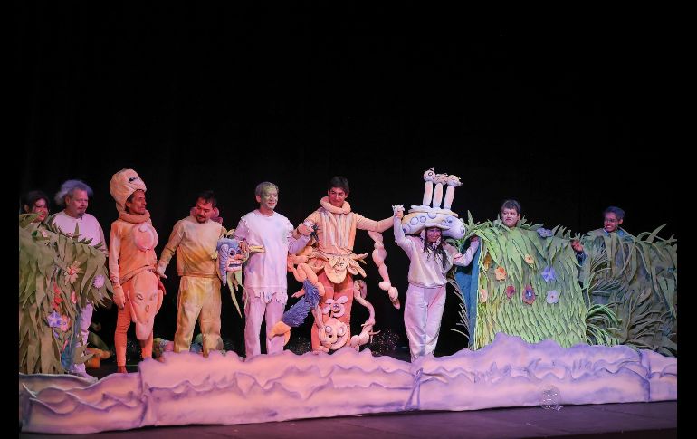 La puesta en escena, a cargo de la compañía tapatía La Coperacha bajo la dirección de Antonio Camacho. EL INFORMADOR/ H. Figueroa.