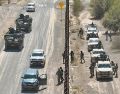 Elementos de la Fuerza Operativa Conjunta de la Frontera Sur y fuerzas mexicanas, durante un patrullaje “espejo” en la frontera norte de México. ESPECIAL