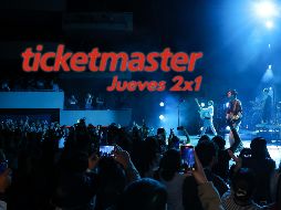 Lista completa de conciertos que están al 2x1 en Ticketmaster hoy jueves 15 de mayo. EL INFORMADOR / ARCHIVO