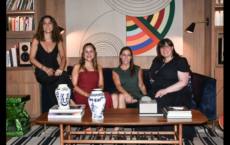 Kenya Rodríguez, Karina Manterola, Sylvia Rivera y Amanda McNally. GENTE BIEN JALISCO / M. Rached