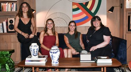 Kenya Rodríguez, Karina Manterola, Sylvia Rivera y Amanda McNally. GENTE BIEN JALISCO / M. Rached