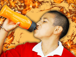 Los niños obesos o desnutridos deben ser vigilados ante el calor para evitar un golpe. NTX / ARCHIVO