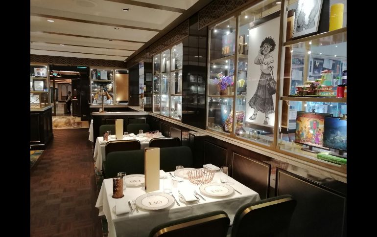 Restaurante 1923 en el Disney Treasure. ESPECIAL/X. MARTÍNEZ.