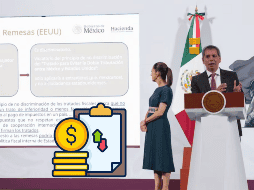 El secretario de Hacienda detalló que el 99.1 de las remesas se recibieron a través de transferencias electrónicas. ESPECIAL / PRESIDENCIA