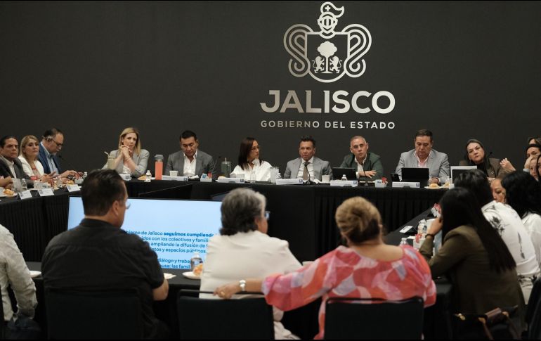 Se reúnen Gobierno de Jalisco y los colectivos de búsqueda. CORTESÍA