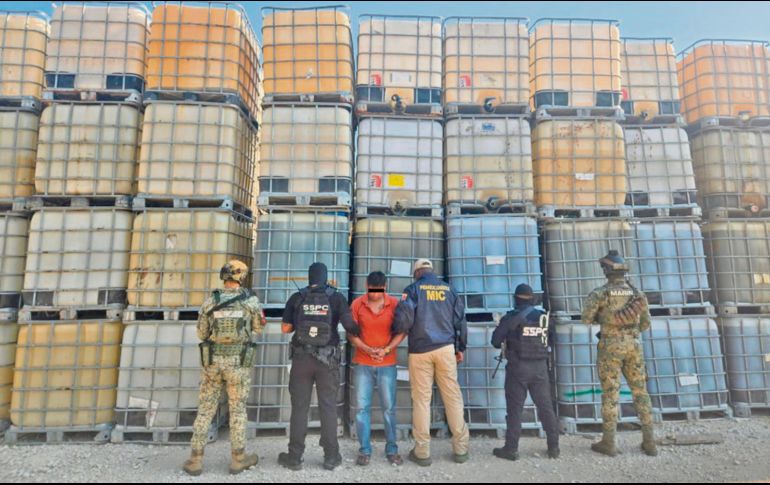 En el operativo las autoridades aprehendieron a un hombre. ESPECIAL