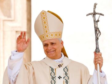 El Papa León XIV manifestó su idea de "construir un mundo nuevo donde reine la paz”. EFE/EPA/F. FRUSTACI