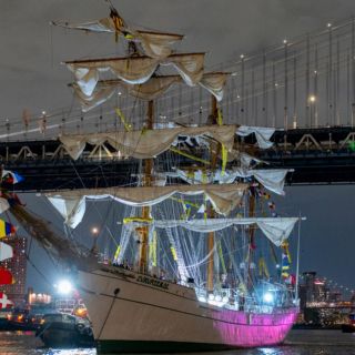 Tripulación del Buque Escuela Cuauhtémoc regresa a México