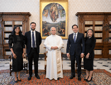 La delegación de JD Vance era la primera en una serie de reuniones privadas programadas por el Papa León XIV con personas que acudieron a Roma para su primera misa como pontífice. EFE / ESPECIAL, Vatican News