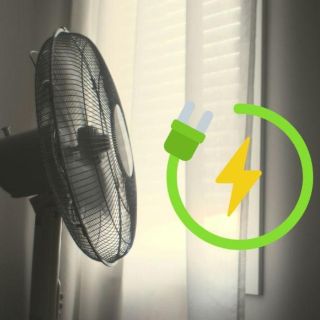¿Cuánto cuesta tener un ventilador eléctrico encendido todo el día?