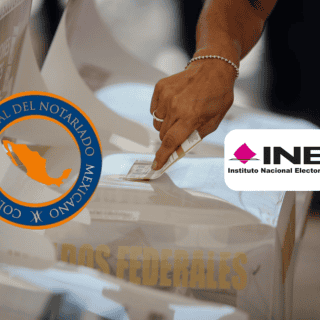 INE logra convenio con Colegio de Notariado rumbo a la elección judicial