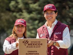 Alimentación para el Bienestar otorga canastas alimentarias y asesorías médicas y legales. X/BienestarEdoMx