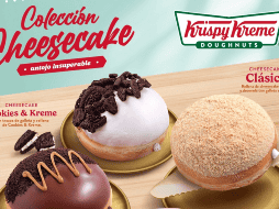 Krispy Kream anuncia la llegada de su nueva Colección Cheesecake. Krispy Kream/ESPECIAL
