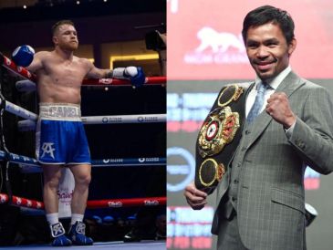 El filipino salió en defensa del mexicano ante los comentarios negativos sobre su carrera. INSTAGRAM/ @canelo. AFP/ ARCHIVO.