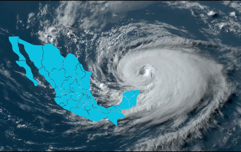 Se pronostican entre 16 y 20 ciclones tropicales en el Pacífico y de 13 a 17 en el Atlántico. 
 ESPECIAL / NOAA