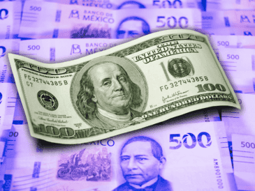 La cotización del dólar en Banco Azteca es de 18.25 pesos a la compra y 20.05 pesos a la venta. ESPECIAL / CANVA