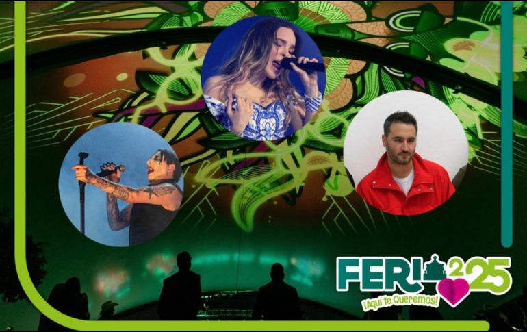 Marilyn Manson, Belinda y Reik son solo algunos de los artistas que se presentarán en la Fenapo 2025. ESPECIAL / FACEBOOK Feria Nacional Potosina