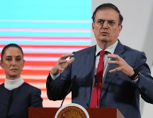 El secretario mexicano de Economía, Marcelo Ebrard, anuncia estas cifras en medio de la guerra comercial con Estados Unidos, cuando el gigante comercial ha impuesto aranceles al mercado internacional. AP / M. Ugarte
