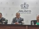 Roberto Alarcón Estrada, coordinador general Estratégico de Seguridad de Jalisco, anunció la instalación de cámaras interestatales que fortalecerán el C5. ESPECIAL